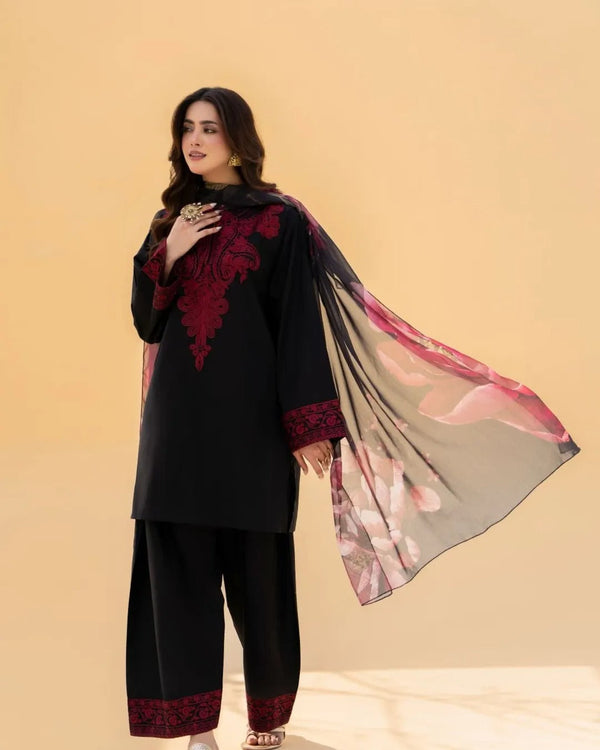 BLACK FLOWER - 3PCS
