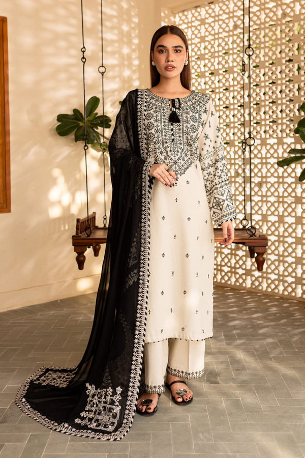 ARFA EMB - LONG LENGTH  { LUXURY DUBATTA }
