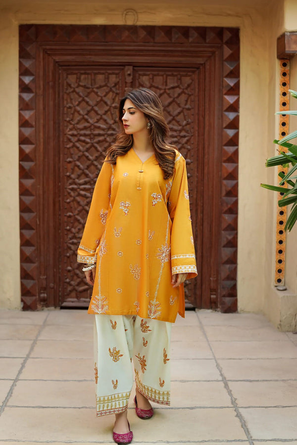 MYRA LAWN EMB CO-ORD SET