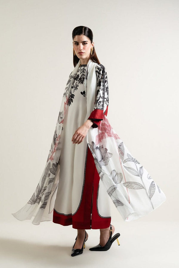 RED ZUNI DIGITAL PRINT - 3 PCS