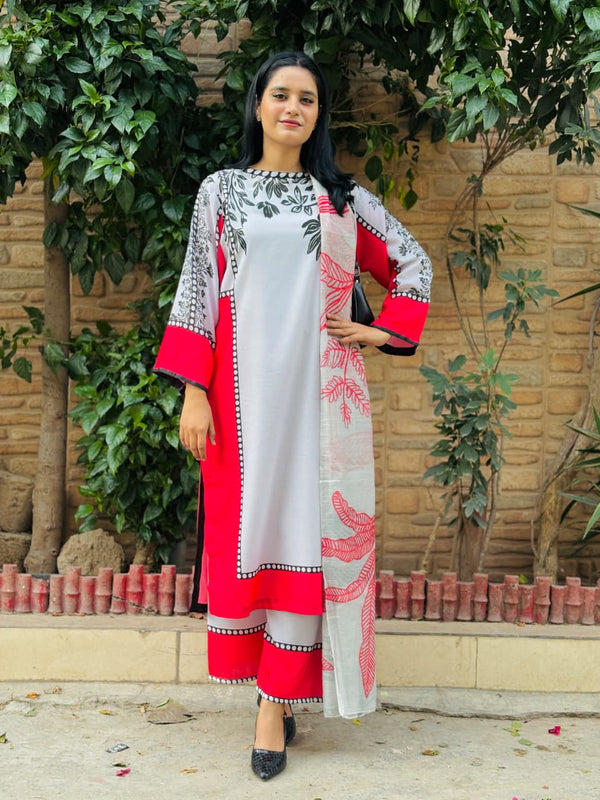 LULU DIGITAL PRINT - 3 PCS